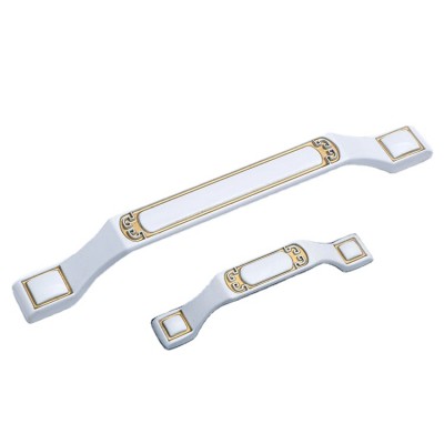 white gloss aluminium alloy square pull handle